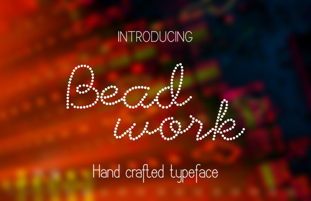 Beadwork Font - Featured Image