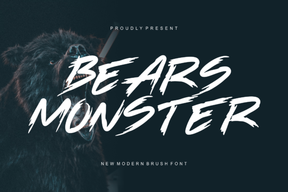 Bears Monster Font - Featured Image