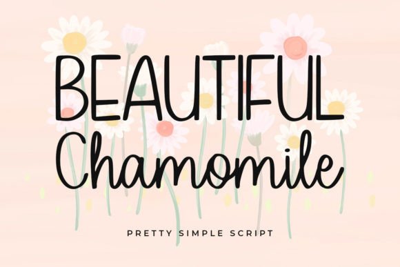Beautiful Chamomile Font - Featured Image