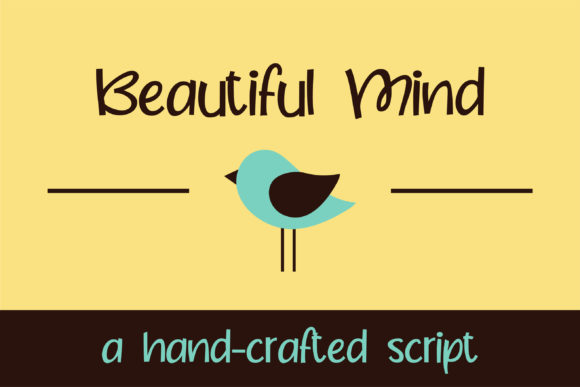 Beautiful Mind Font - Featured Image