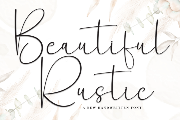 Beautiful Rustic Font - Featured Image