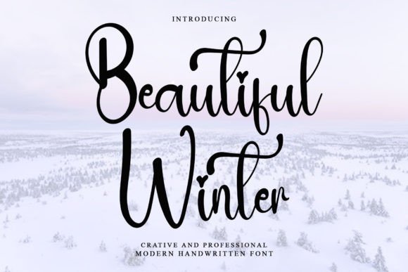 Beautiful Winter Font - Featured Image