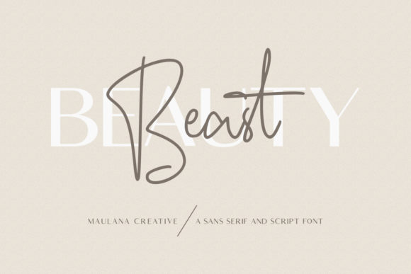 Beauty Beast Duo Font - Featured Image