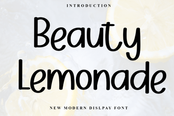 Beauty Lemonade Font - Featured Image