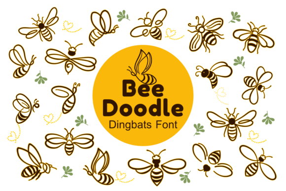 Bee Doodle Font - Featured Image