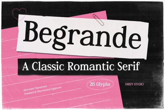 Begrande Font - Featured Image