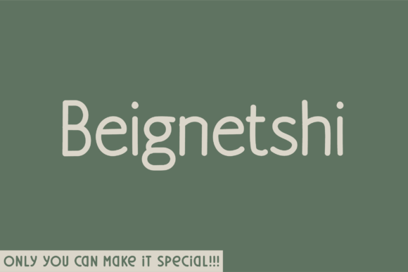 Beignetshi Font - Featured Image