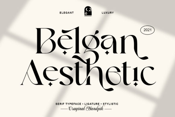 Belgan Aesthetic Font - Featured Image
