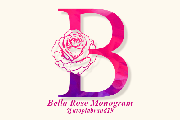 Bella Rose Monogram Font - Featured Image