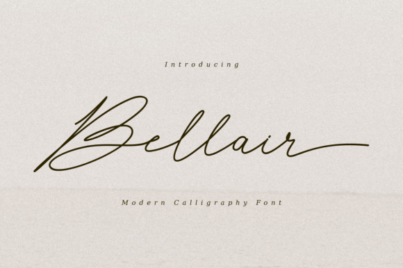Bellair Font - Featured Image