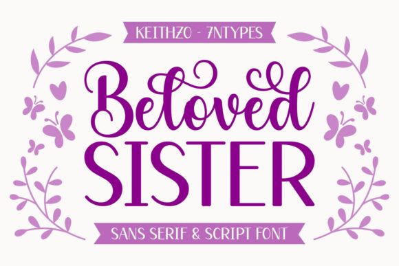 Beloved Sister Duo Font - Featured Image