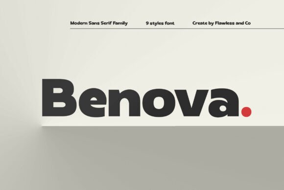 Benova Font - Featured Image