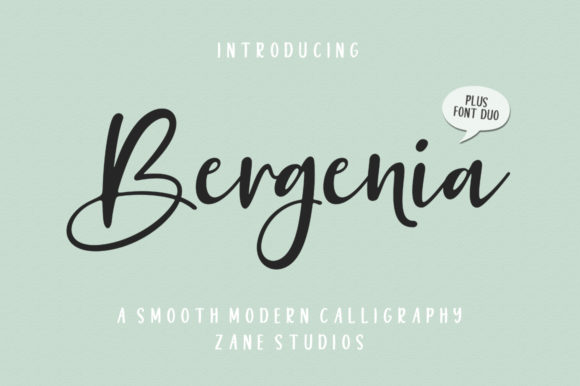 Bergenia Duo Font - Featured Image