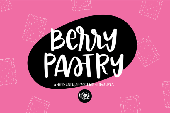Berry Pastry Font - Featured Image