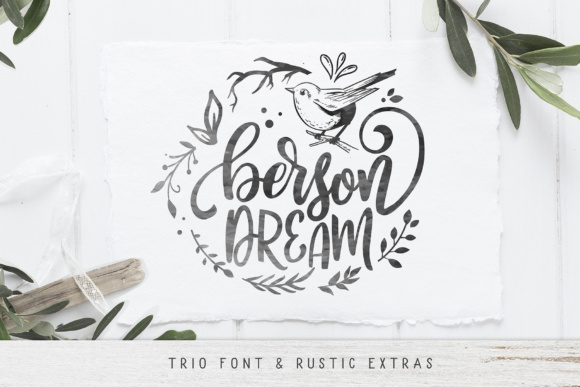 Berson Dream Font - Featured Image