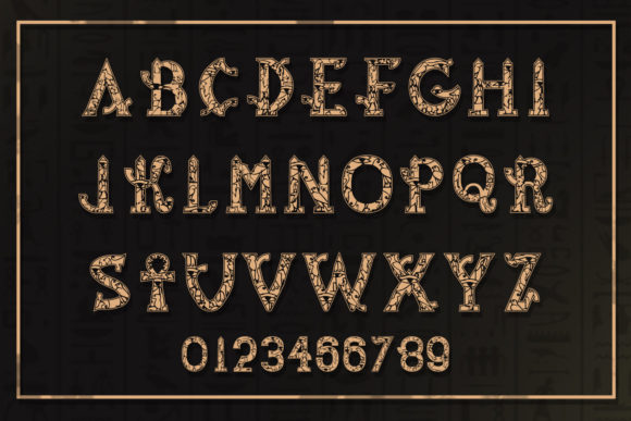 Besho Pharaoh Font - Featured Image