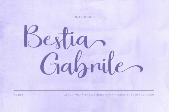 Bestia Gabrile Font - Featured Image