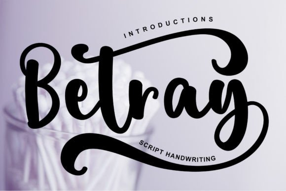 Betray Font - Featured Image