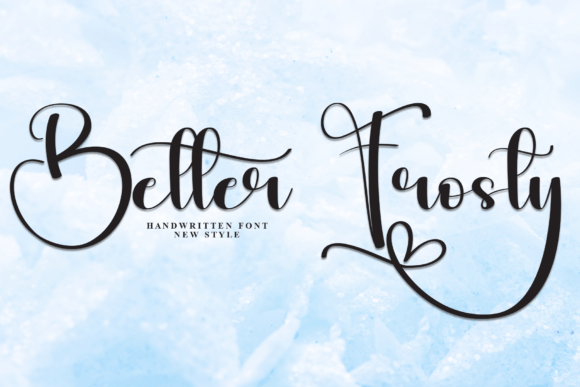 Better Frosty Font - Featured Image