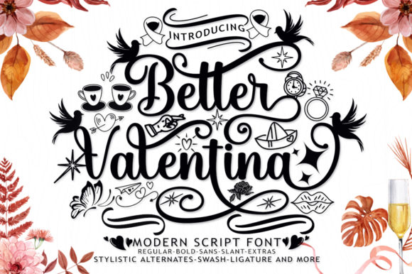 Better Valentina Duo Font - Featured Image