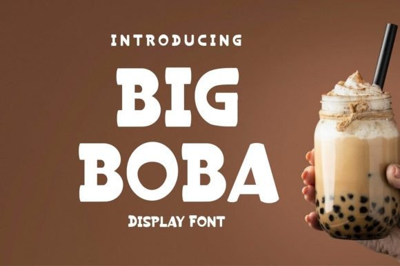 Big Boba Font - Featured Image