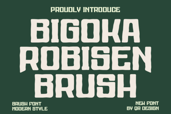 Bigoka Robisen Brush Font - Featured Image