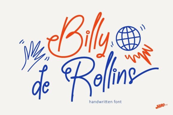 Billy De Rollins Font - Featured Image