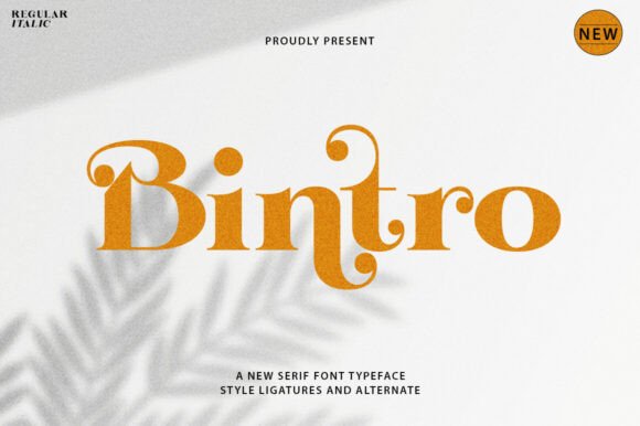 Bintro Font - Featured Image
