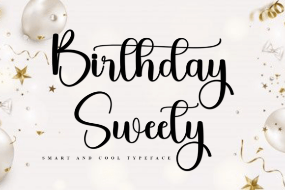 Birthday Sweety Font - Featured Image