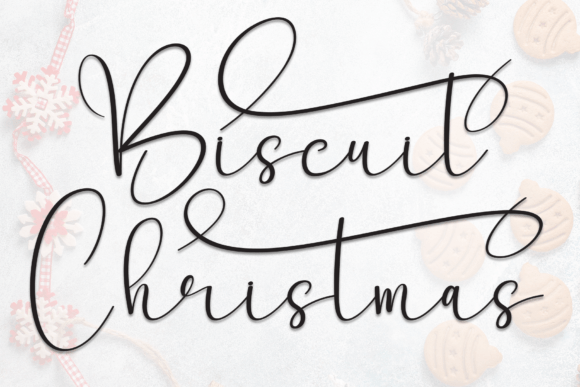 Biscuit Christmas Font - Featured Image