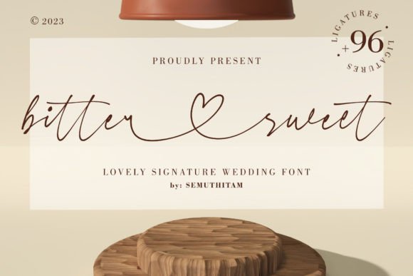 Bitter Sweet Font - Featured Image