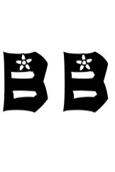 Black Flower Font - Featured Image