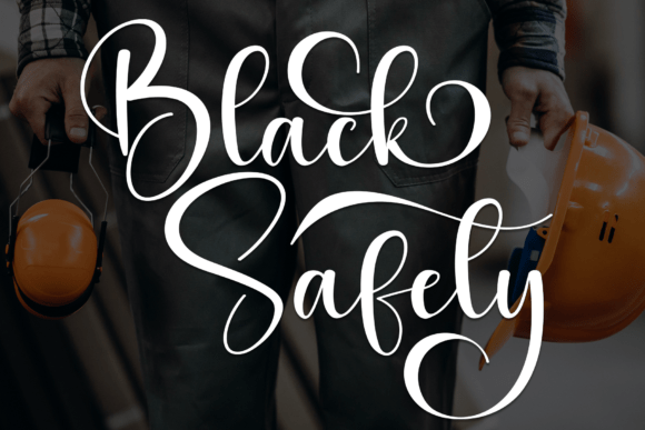 Black Safety Font - Featured Image
