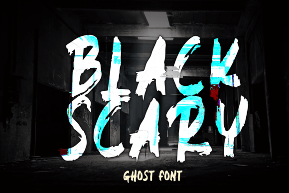 Black Scary Font - Featured Image