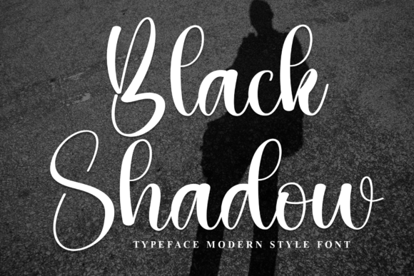 Black Shadow Font - Featured Image