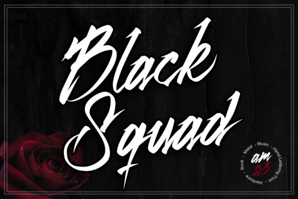 Black Squad Font - Featured Image