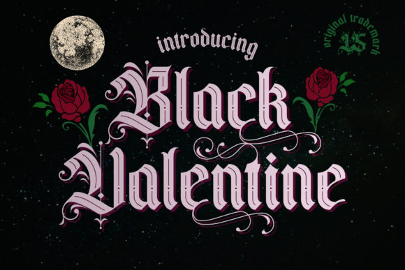 Black Valentine Font - Featured Image