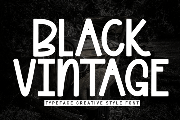 Black Vintage Font - Featured Image