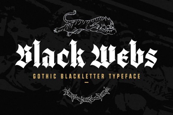 Black Webs Font - Featured Image
