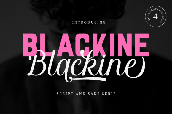 Blackine Font - Featured Image