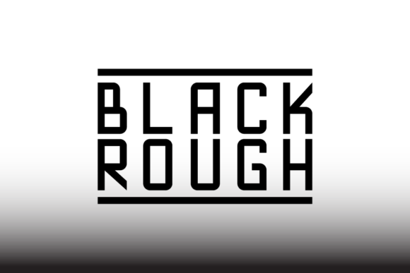 Blackrough Font - Featured Image