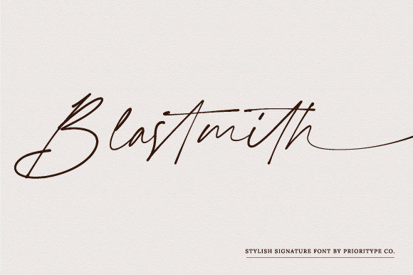 Blastmith Font - Featured Image