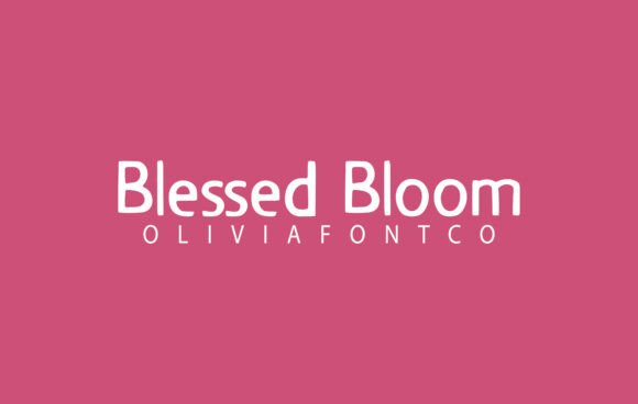 Blessed Bloom Font - Featured Image