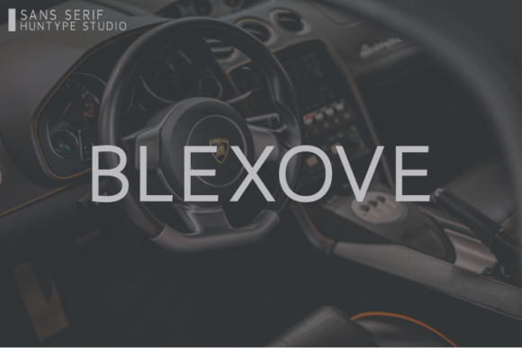 Blexove Font - Featured Image