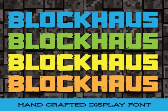 Blockhaus Font - Featured Image