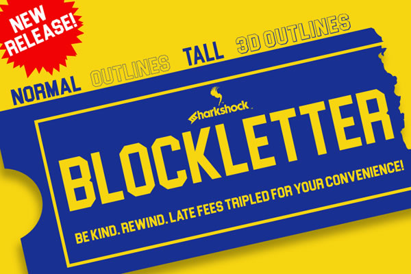 Blockletter Font - Featured Image