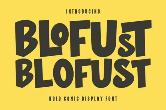 Blofust Font - Featured Image