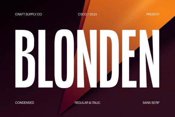 Blonden Font - Featured Image