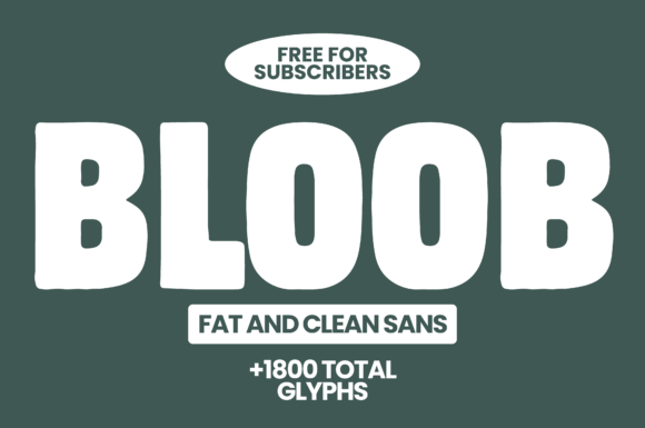 Bloob Font - Featured Image
