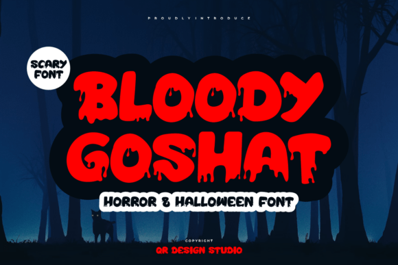 Bloody Goshat Font - Featured Image